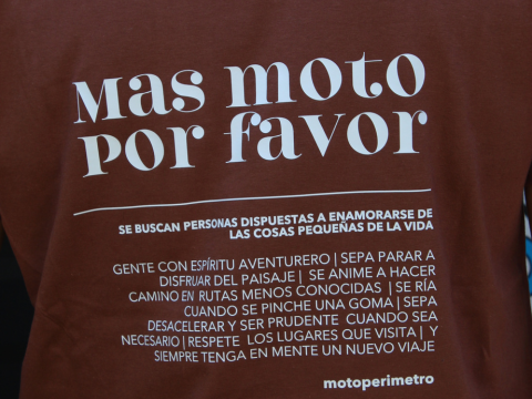 Remera Más Moto Algodón Casual Informal